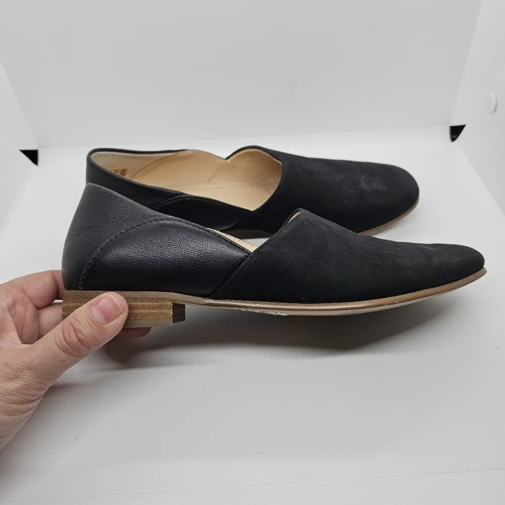 Clarks black leather